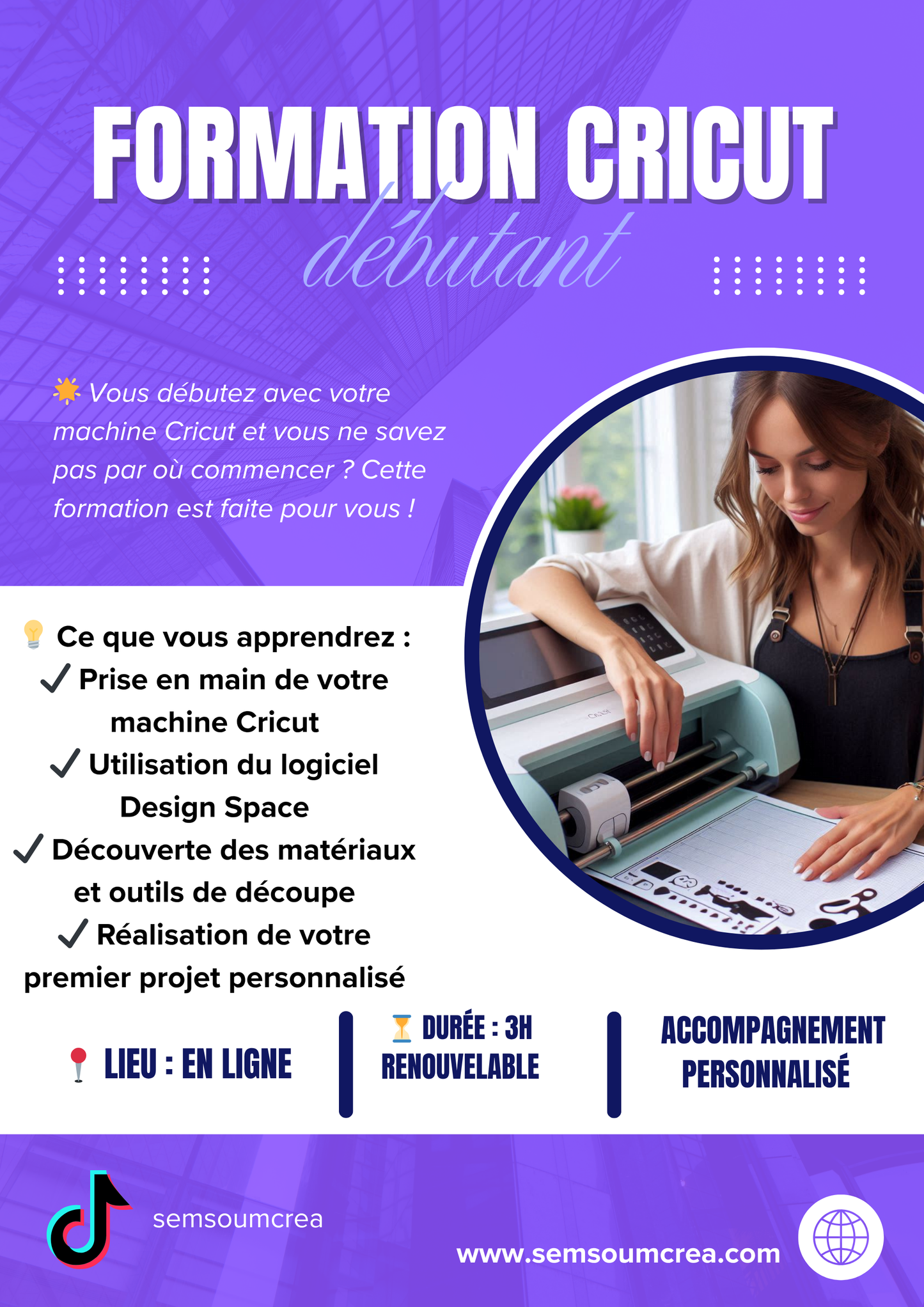 COACHING FORMATION CRICUT accompagnement en Visio