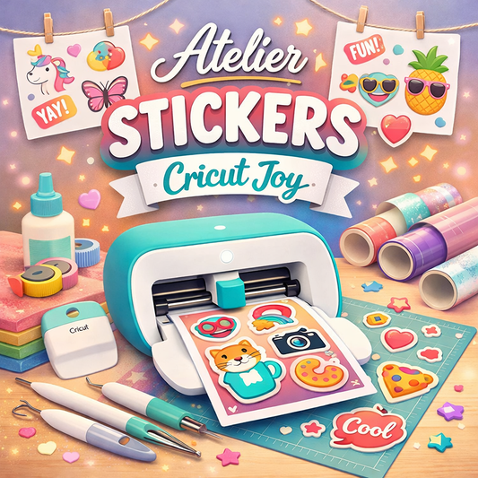 Atelier Stickers avec la cricut Joy