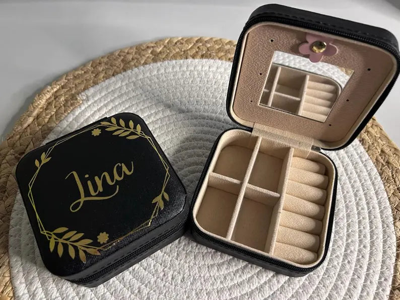 Boite à Bijoux Personnalisé, Cadeau , Anniversaire ou Mariage
