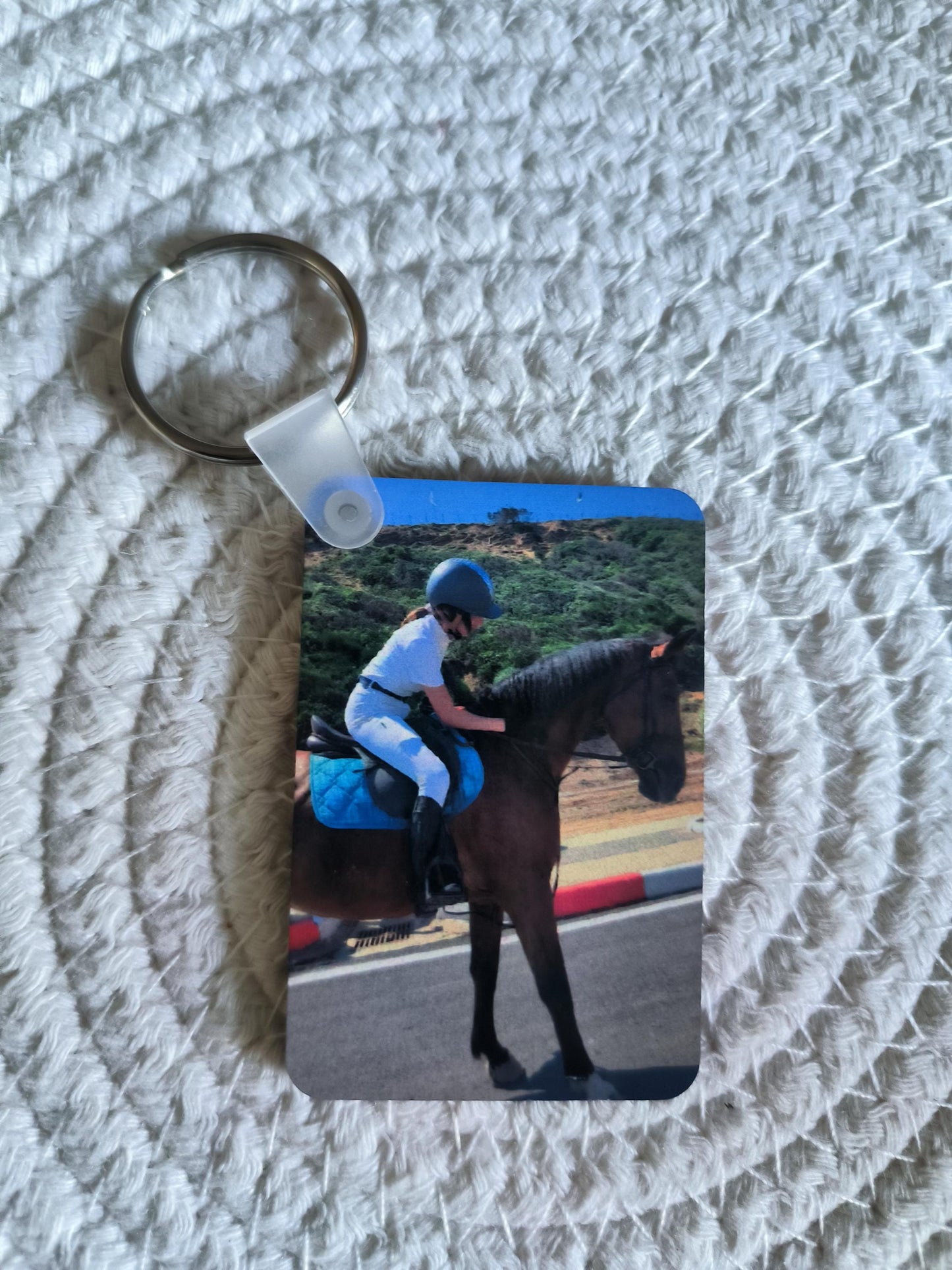 Porte-clés personnalisable avec photo recto-verso idéal pour offrir